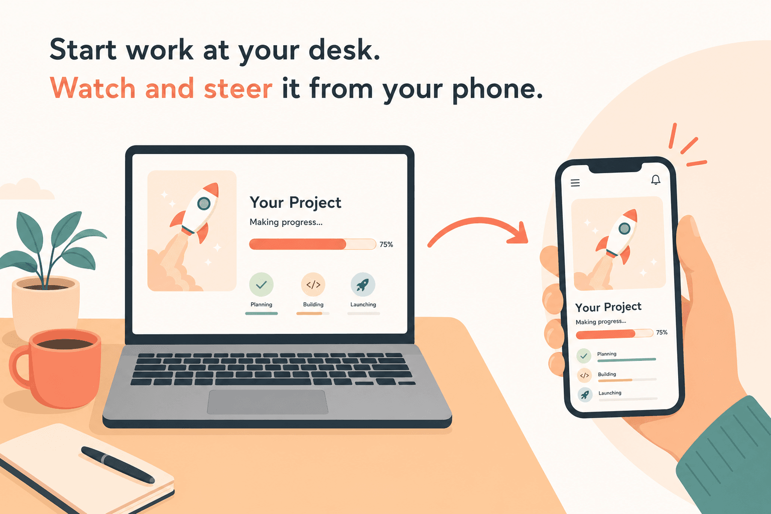 Claude Code remote control: how to run a build from your phone