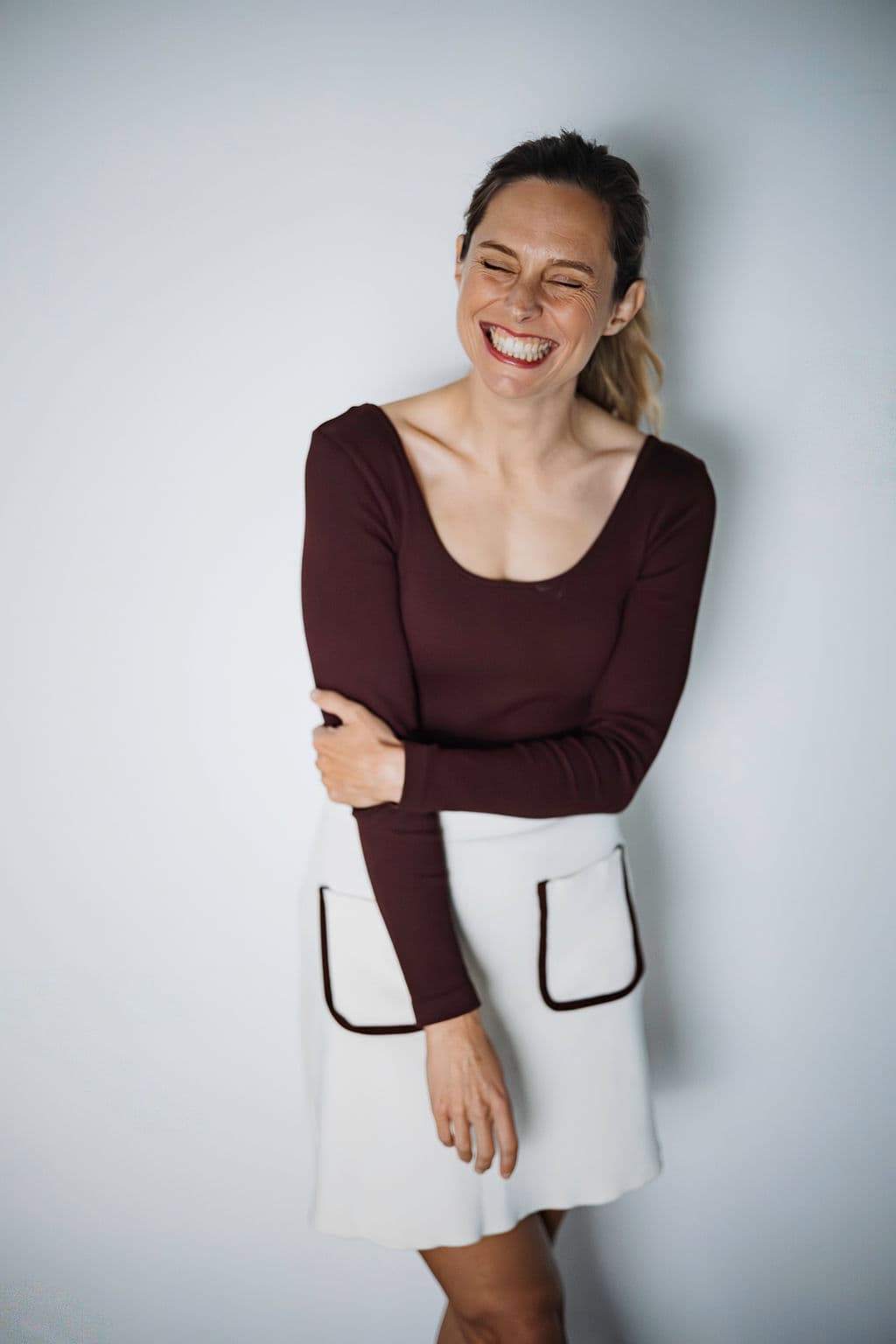 Brooke laughing